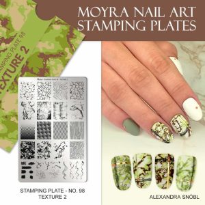 Moyra stamping plate 098 - Texture 2