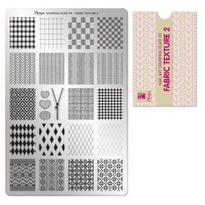Moyra stamping plate 099 - Fabric Texture 2