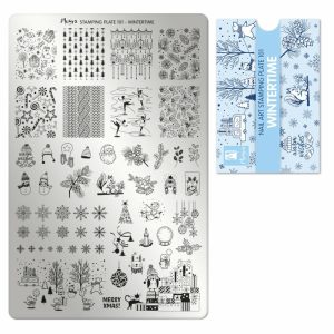 Moyra stamping plate 101 - Wintertime