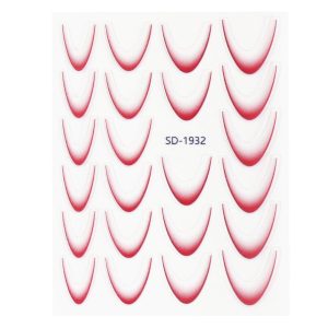 Nail Art Sticker III - 10 Ombre