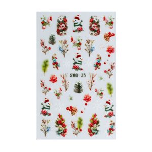 Nail Art Sticker Winter - 07