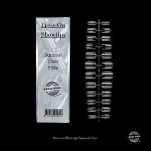Press-on/Showtips Squoval Clear 504 pcs