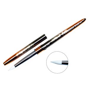 Rosegold Silicone Brush 1