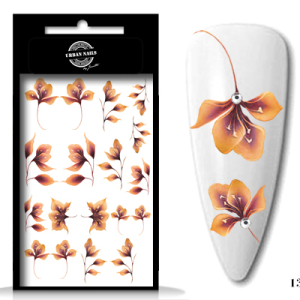 Waterdecals Flower Garden / Nail Tattoo 13