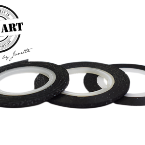 Striping tape black glitter 1 mm
