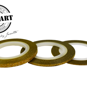 Striping tape gold glitter 1 mm
