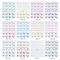 Nail Art Sticker V - 01 tot 12