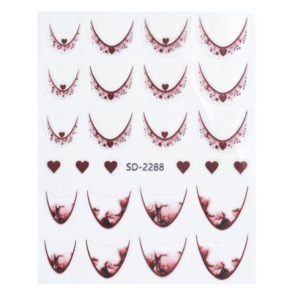 Nail Art Sticker V - 10